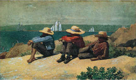 On the Beach, 1875